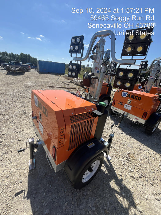 2024 Wanco WLTT-4MM4K Diesel, Deep Sea Controller, Shore Power Plug, Auto Start, (4) 350W LED Floodlights, 4kW Generator, 60 Gal Fuel Tank, 2" Ball, T3