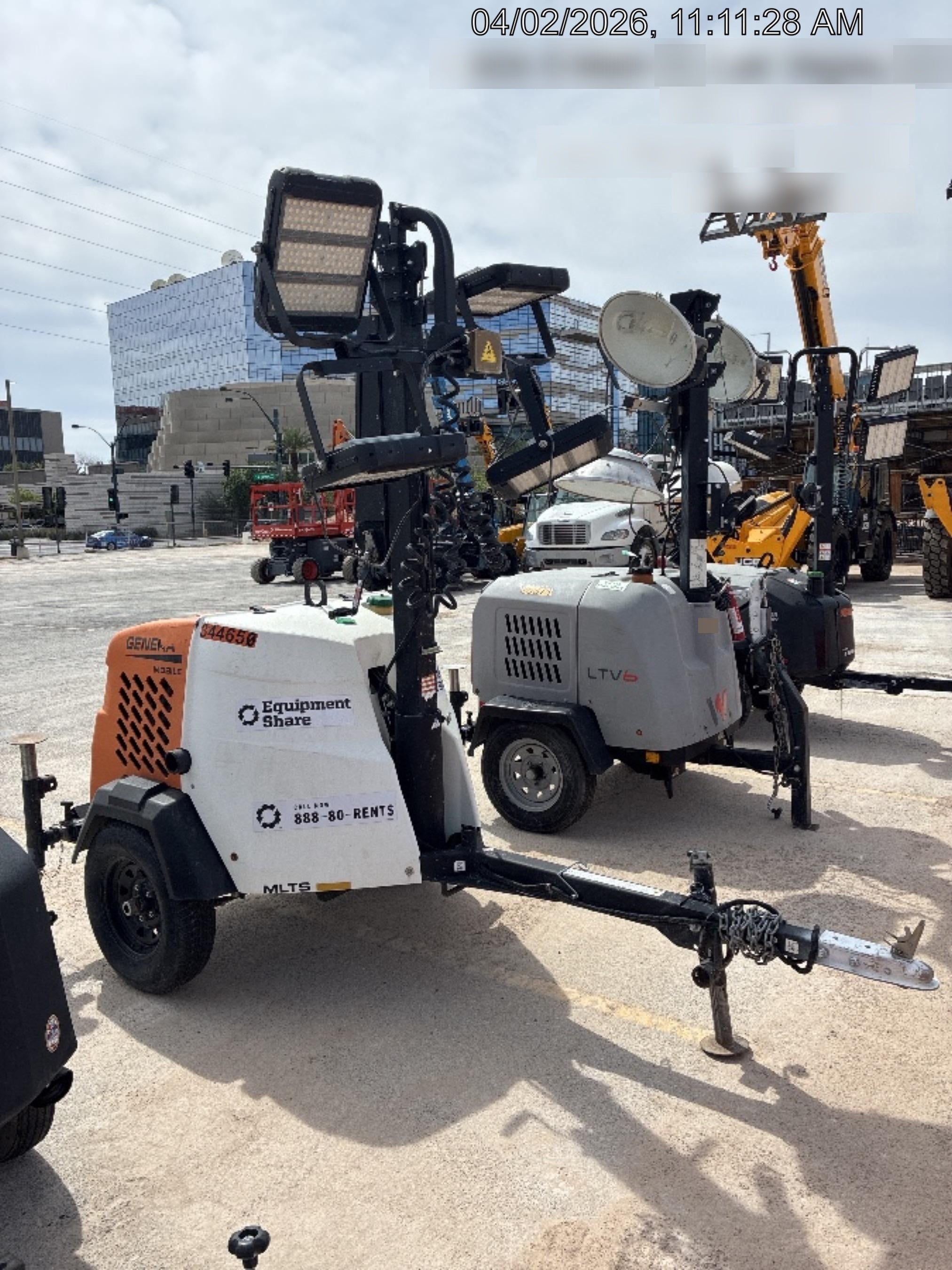 2023 Generac MLT2 Diesel, Flex Switch 120V Input, Powerzone Controller, (4) 320W LED Lights, 4kW Generator, 39.9 Gal Fuel Tank, 2" Ball, T3