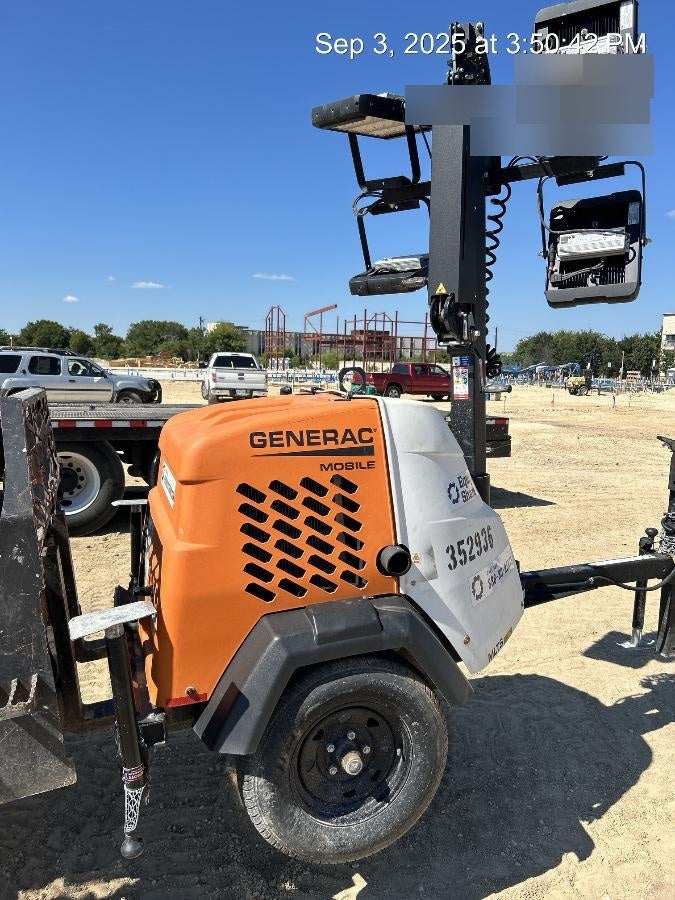 2023 Generac MLT2 Diesel, Flex Switch 120V Input, Powerzone Controller, (4) 320W LED Lights, 4kW Generator, 39.9 Gal Fuel Tank, 2" Ball, T3