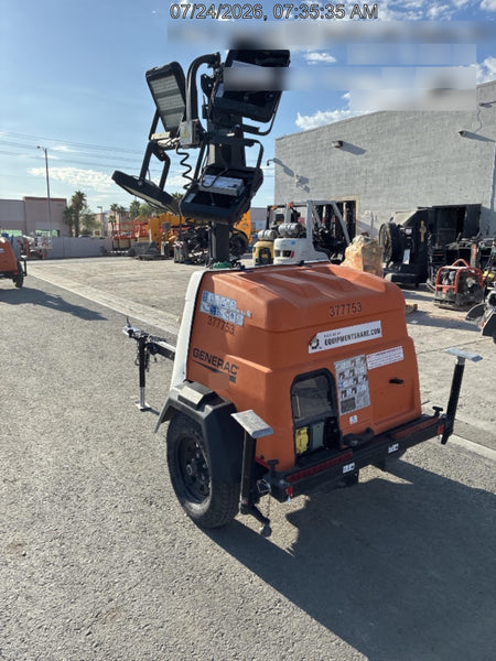 2023 Generac MLT2 Diesel, Flex Switch 120V Input, Powerzone Controller, 
(4) 320W LED Lights, 4kW Generator, 39.9 Gal Fuel Tank, 2" Ball, T3
