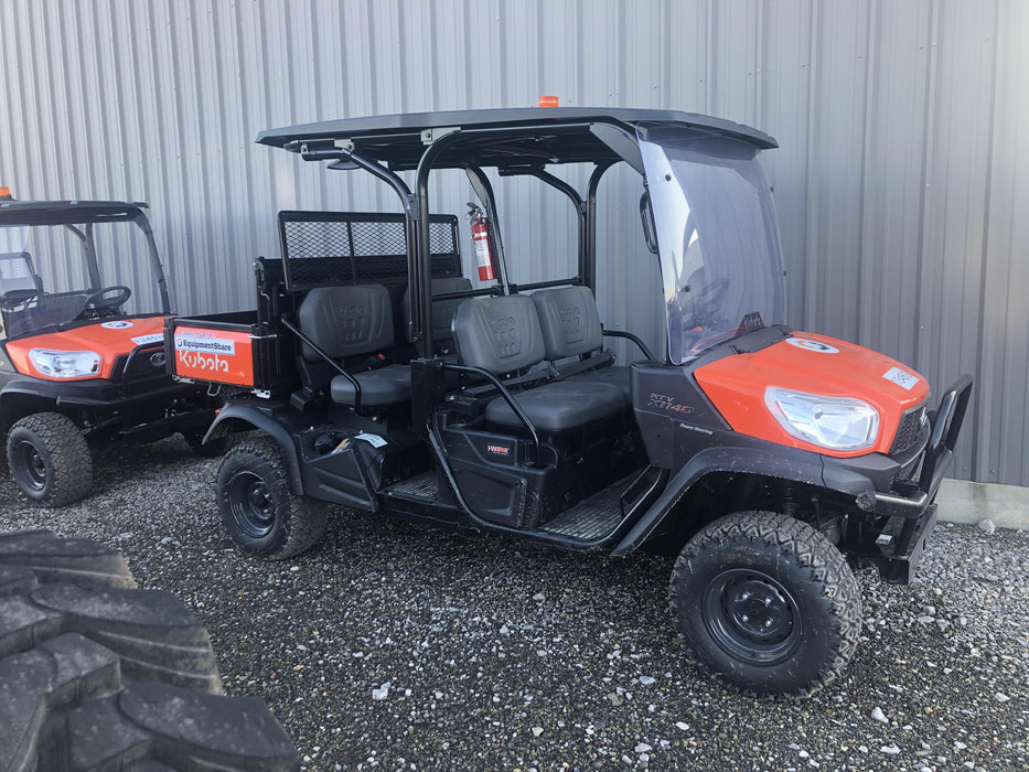 2021 Kubota RTV-X1140W-H Plastic Canopy, Windshield Acrylic Clear, LED Strobe Light, Wire Harness Kit, Back up Alarm