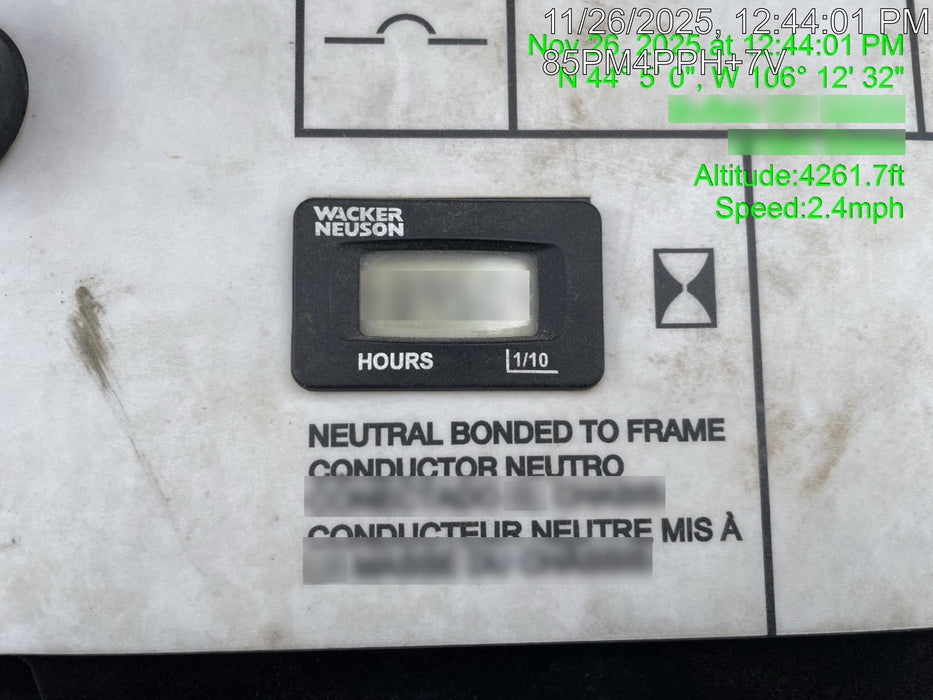 Wacker Neuson LTV6K-MH Wacker Neuson LTV6K Mobile Light Tower w/Fuel Level Sensor Installed