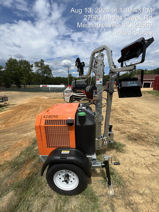 2024 Wanco WLTT-4MM4K Diesel, Deep Sea Controller, Shore Power Plug, Auto Start, (4) 350W LED Floodlights, 4kW Generator, 60 Gal Fuel Tank, 2" Ball, T3