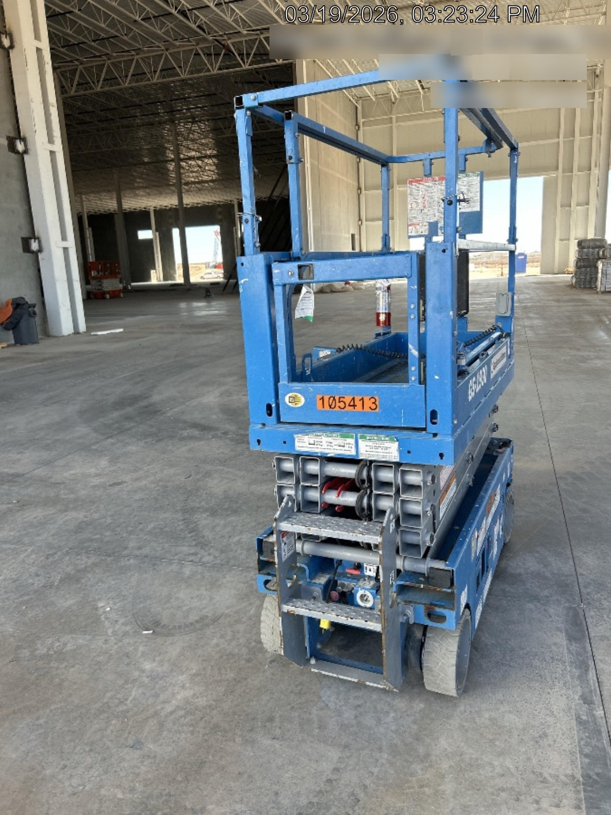 2020 Genie GS-1930 Solid Non Marking Tires, Beacon, Folding rails with half height swing gate