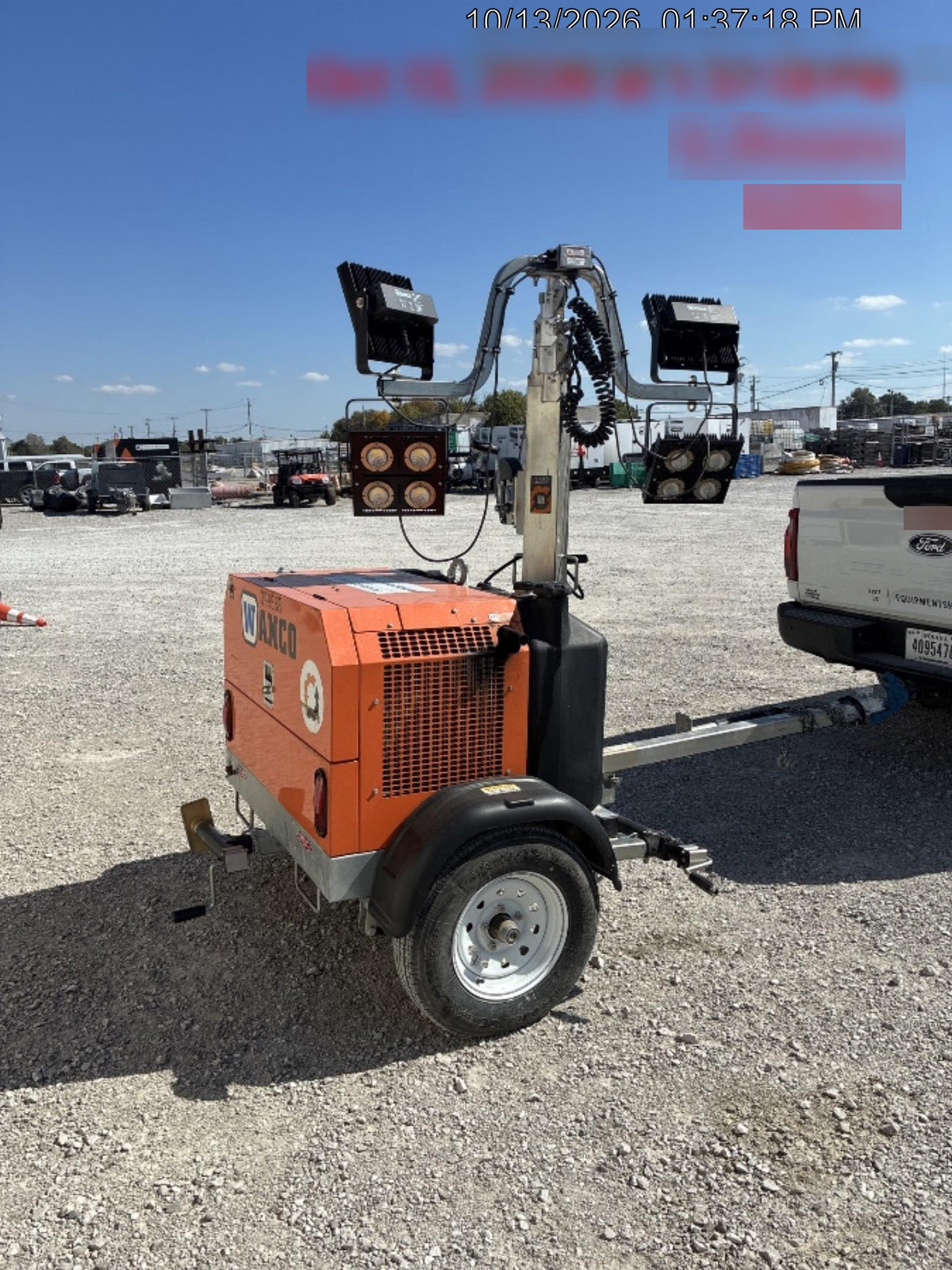 2024 Wanco WLTT-4MM4K Diesel, Deep Sea Controller, Shore Power Plug, Auto Start, (4) 350W LED Floodlights, 4kW Generator, 60 Gal Fuel Tank, 2" Ball, T3