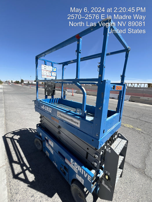 2021 Genie GS-1932 Electric Drive, Sld NM Tires, DBcns, RFRails, EST