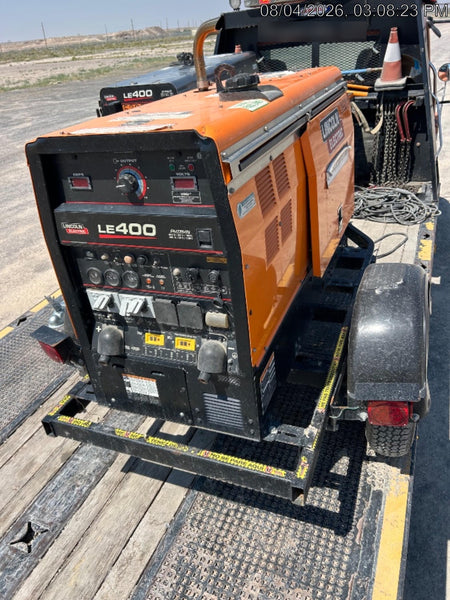 2022 Lincoln Electric LE400 Kubota V1505, Trlr, Cable Rack, Light Kit, ES Decals, T3
