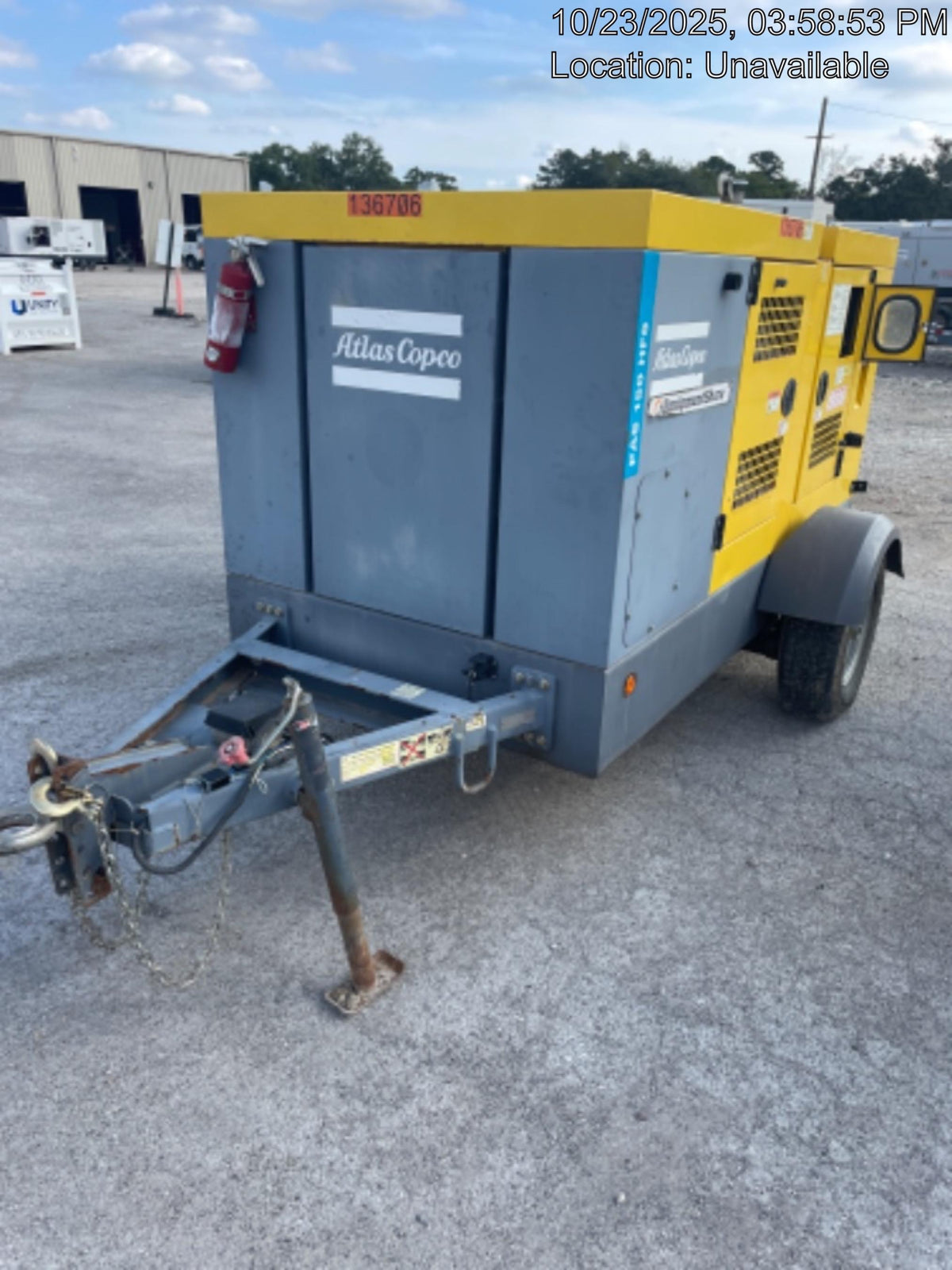 2021 ATLAS COPCO PAS 150 HF CS Enclosed