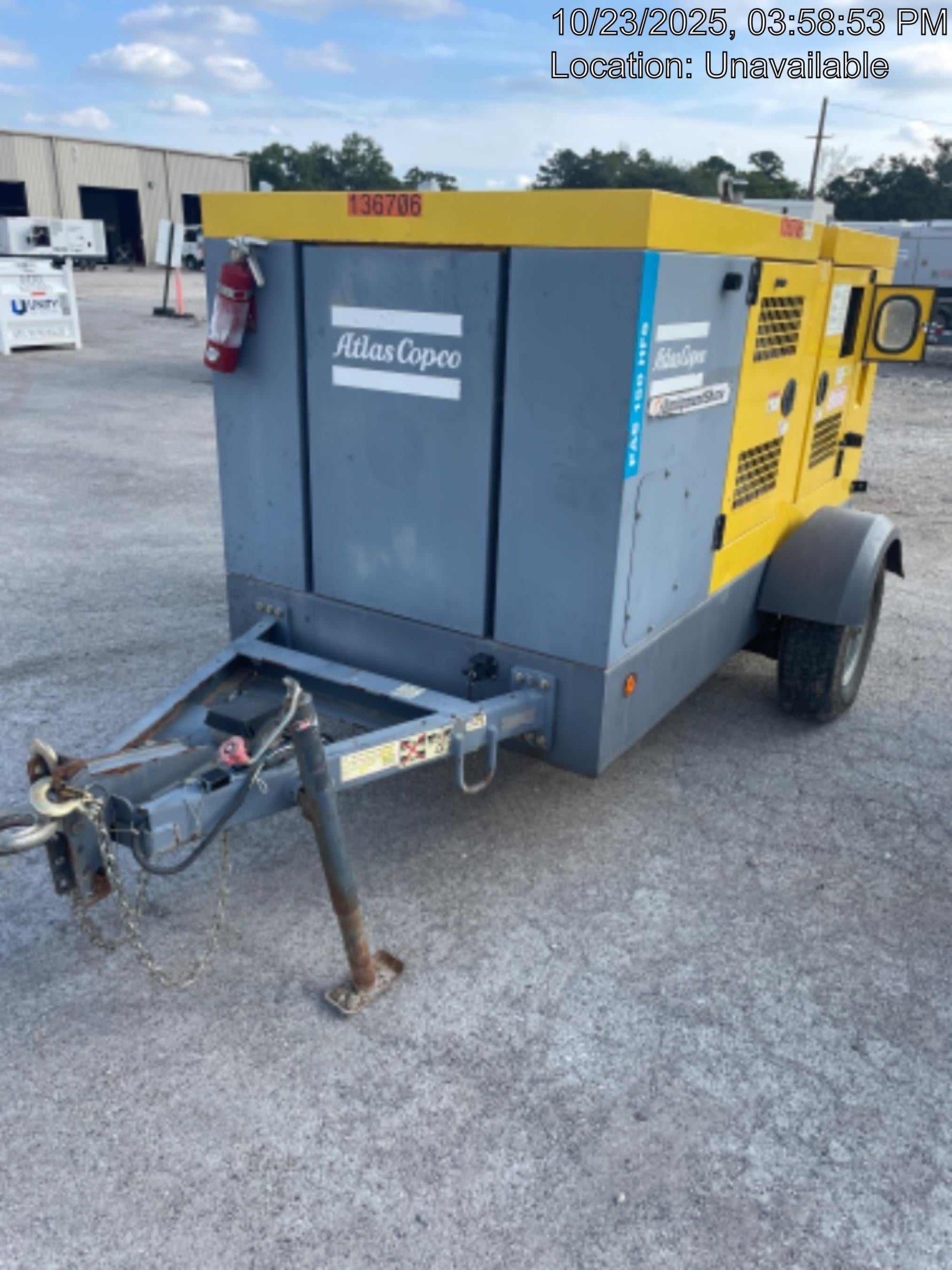 2021 ATLAS COPCO PAS 150 HF CS Enclosed