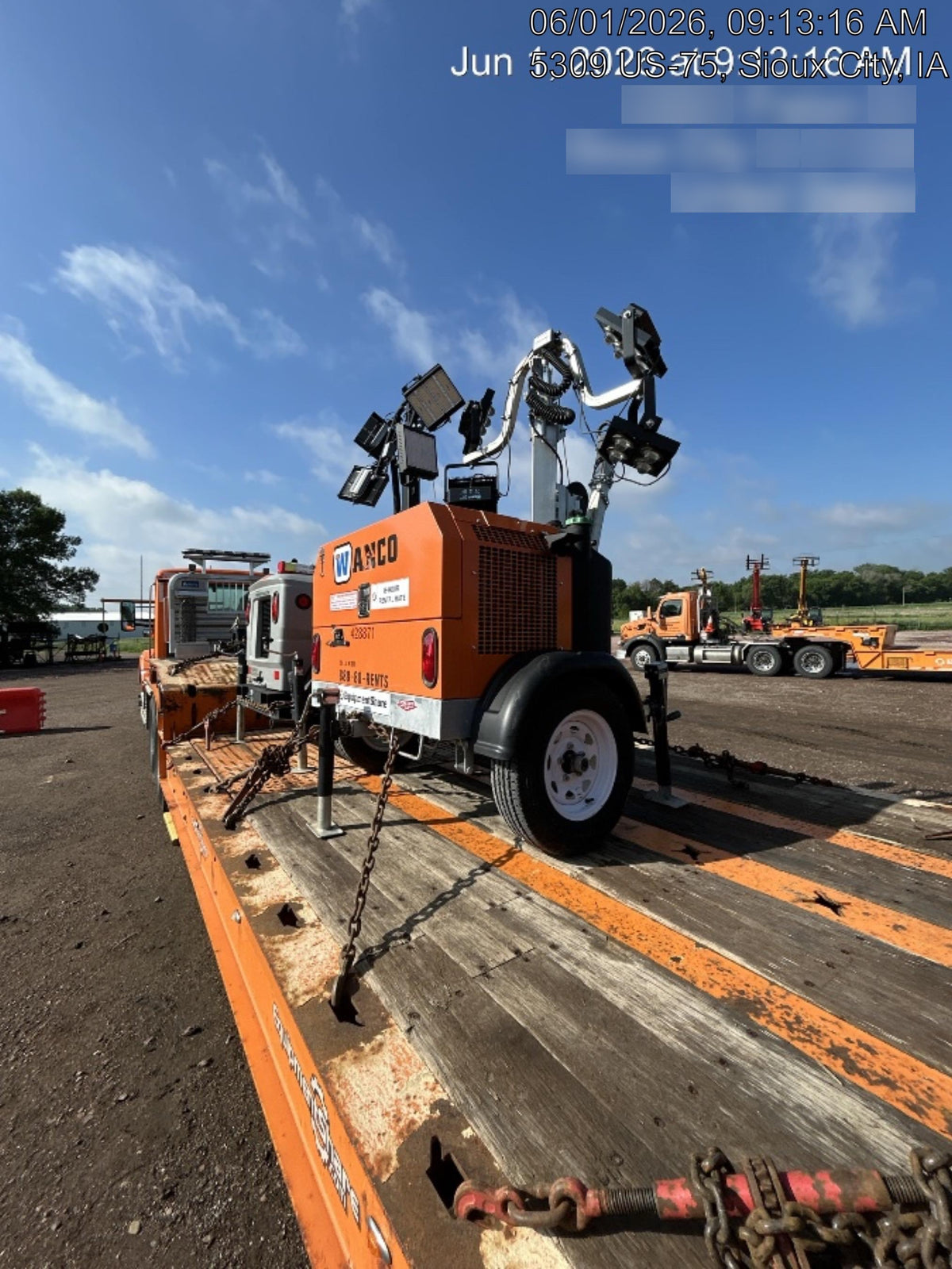 2024 Wanco WLTT-4MM4K Diesel, Deep Sea Controller, Shore Power Plug, Auto Start, (4) 350W LED Floodlights, 4kW Generator, 60 Gal Fuel Tank, 2" Ball, T3