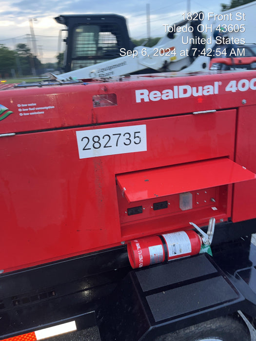 2022 Shindaiwa DGW400MDL Kubota D902 Engine, 23 HP, Dual Op Welder, Wire, Arc, Droop Stick, Tig, and CC Stick Functionality, Simulphase, 3 Phase and 1 Phase Gen Output, Single Axle NB Trlr, Slr Trckl Chrg 12V 12W, Fire Ext