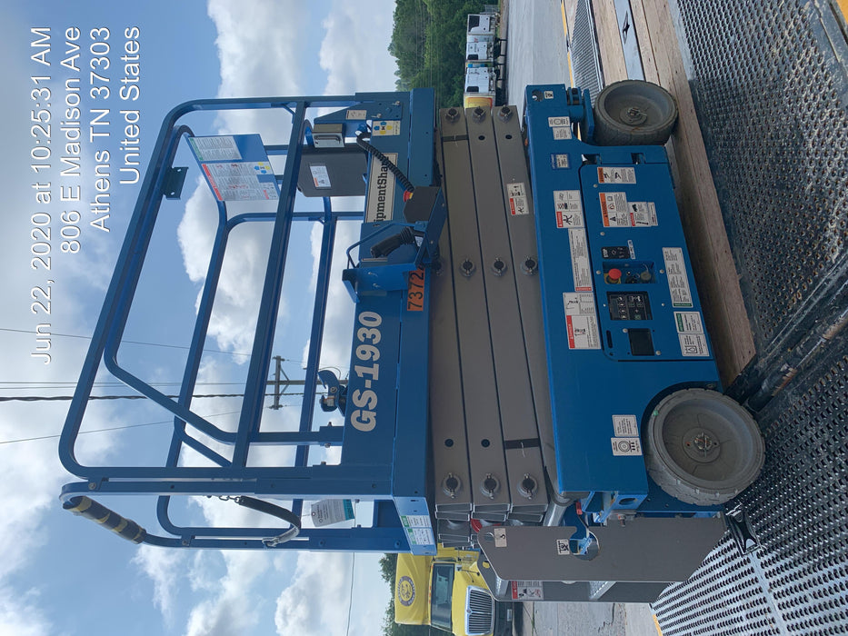 2020 Genie GS-1930 Fixed rails with chain entry gate - Pre A92.20