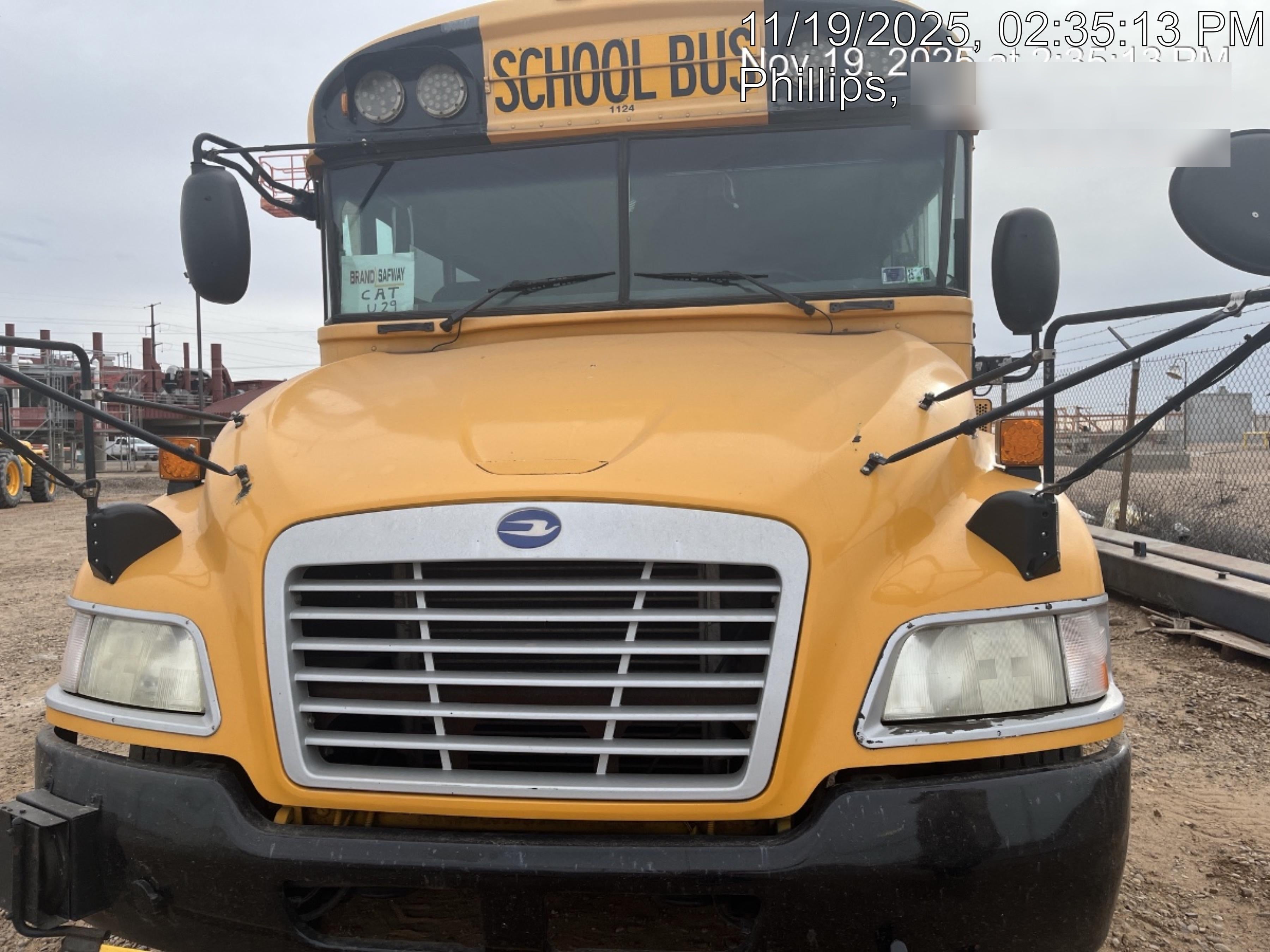 2012 BLUE BIRD 72 Passenger Bus