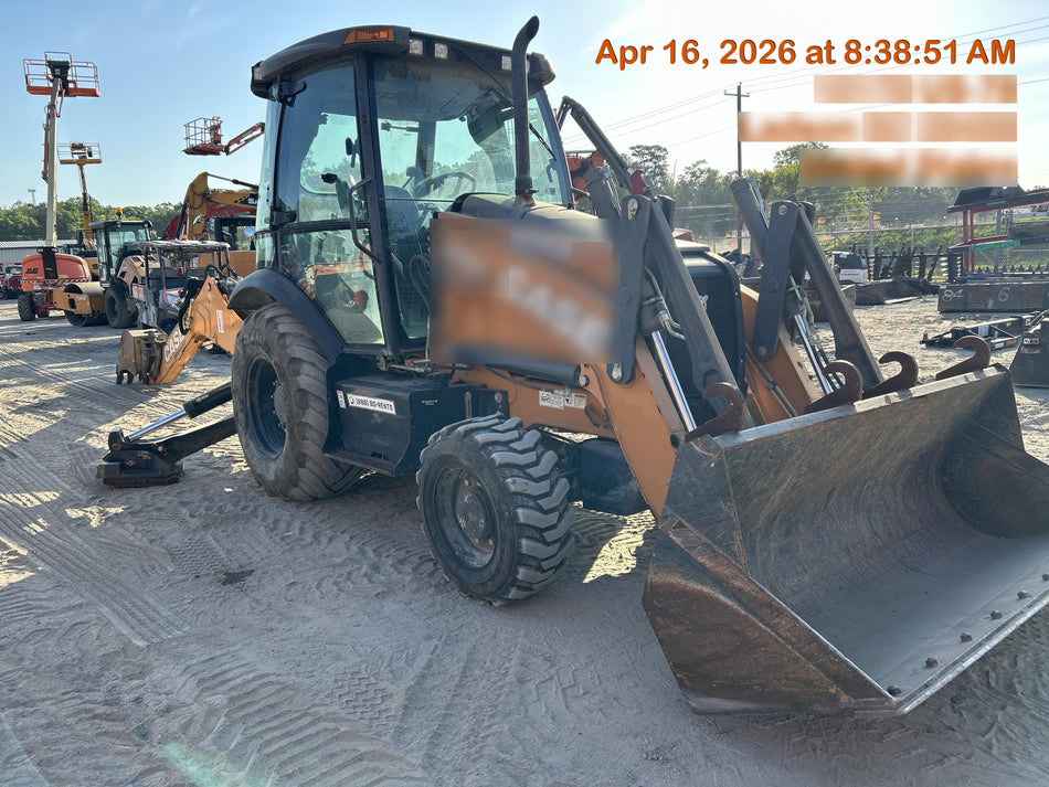 2020 Case 580N EP - Extendable Backhoe Cab/Heat/Air, 4WD, Extendable Stick, Pilot Controls, 2 Way Hydraulics, Ride Control, TAG Manual QC