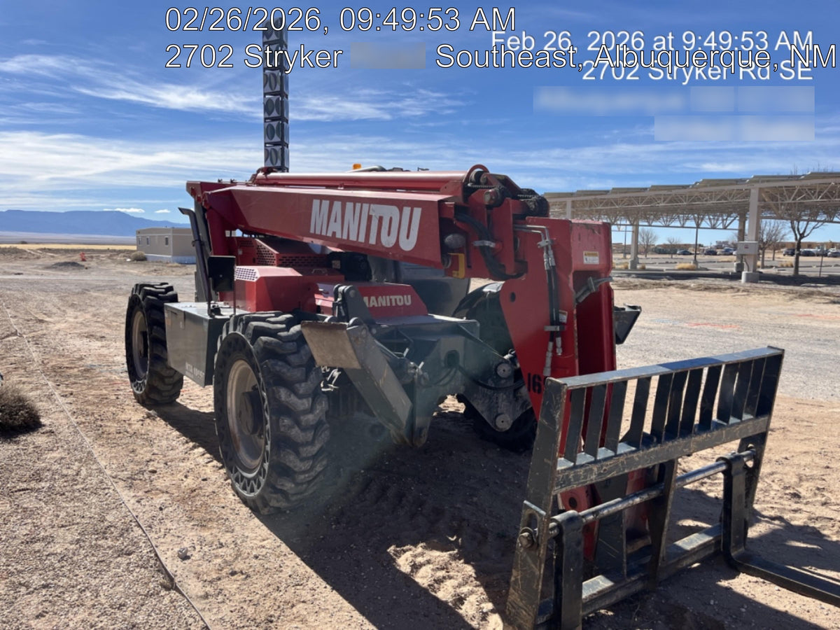 2019 Manitou MTA10055 MTA10055 - 120 HP T4, Canopy, Worklights/Strobe, Beacon, 66" Carriage, 60" Forks, Solid Tires, Lift Hook, Aux Hydraulics