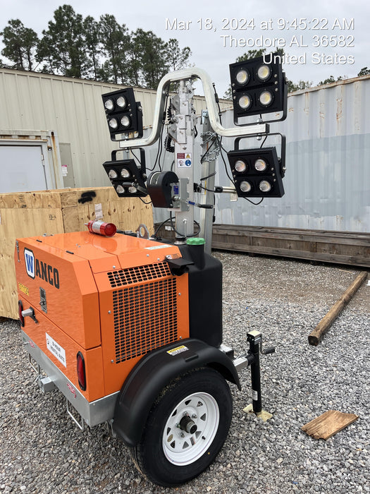 2023 Wanco WLTT-4MM4K Diesel, Deep Sea Controller, Shore Power Plug, Auto Start, (4) 350W LED Floodlights, 4kW Generator, 60 Gal Fuel Tank, 2" Ball, T3