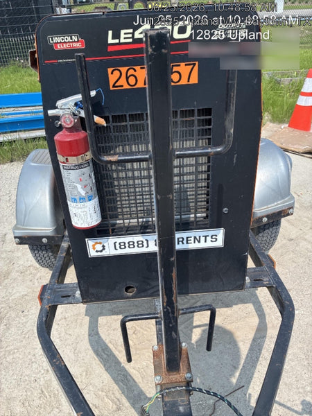 2022 Lincoln Electric LE400 Kubota V1505, Trlr, Cable Rack, Light Kit, ES Decals, T3