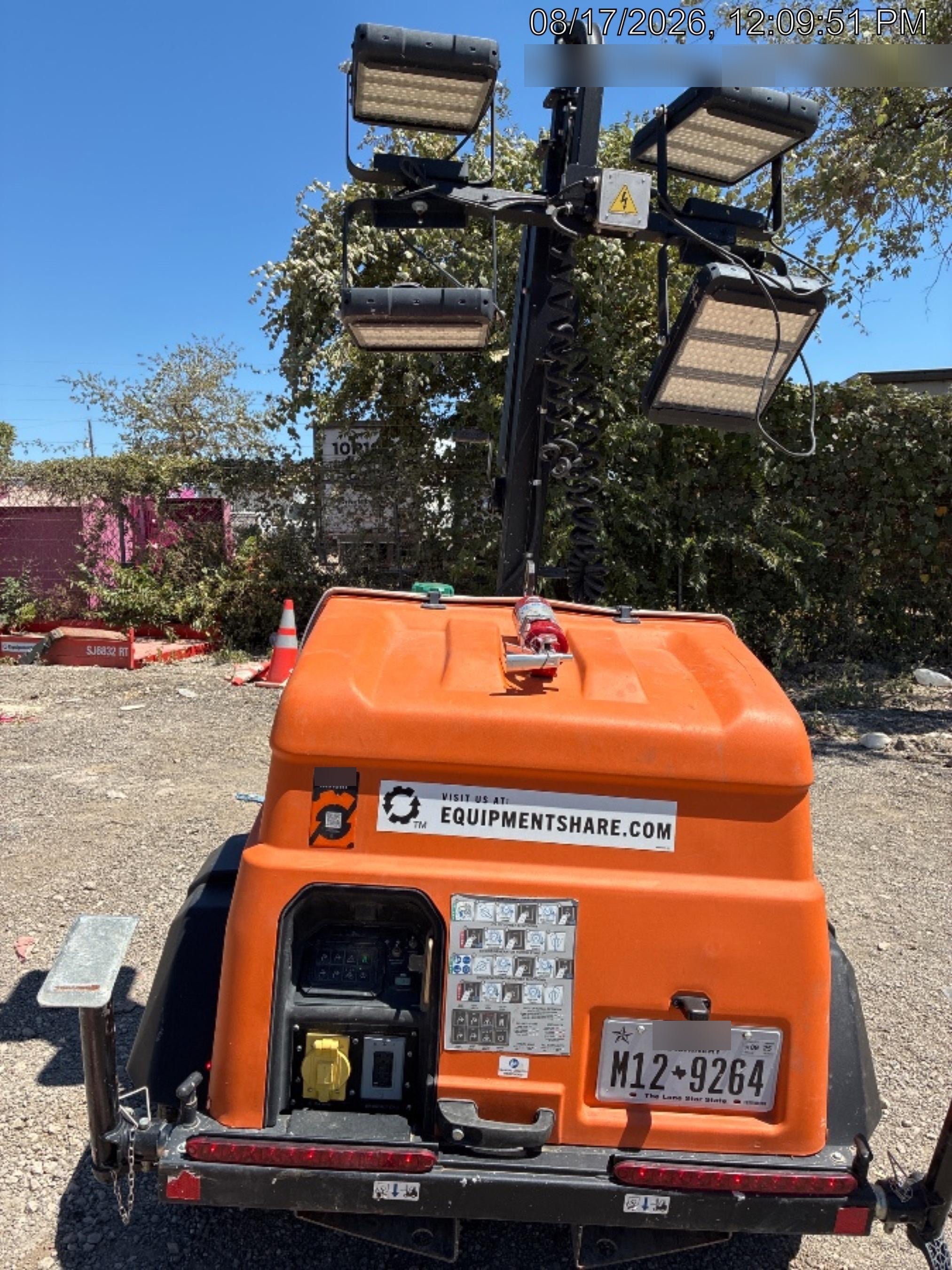 2023 Generac MLT2 Diesel, Flex Switch 120V Input, Powerzone Controller, (4) 320W LED Lights, 4kW Generator, 39.9 Gal Fuel Tank, 2" Ball, T3