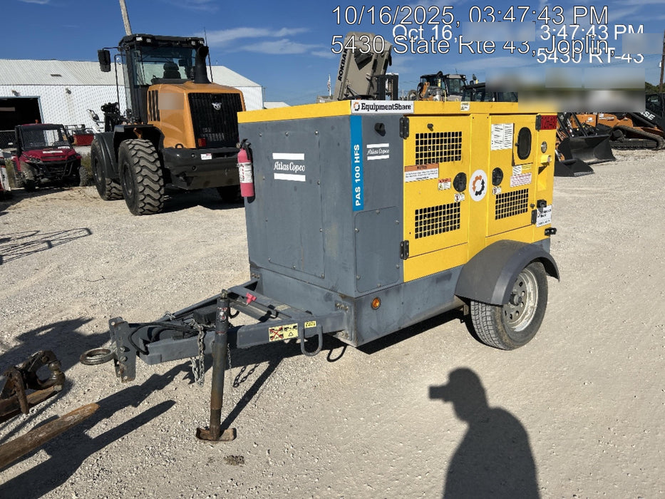 2020 ATLAS COPCO PAS 100 HF CS Enclosed