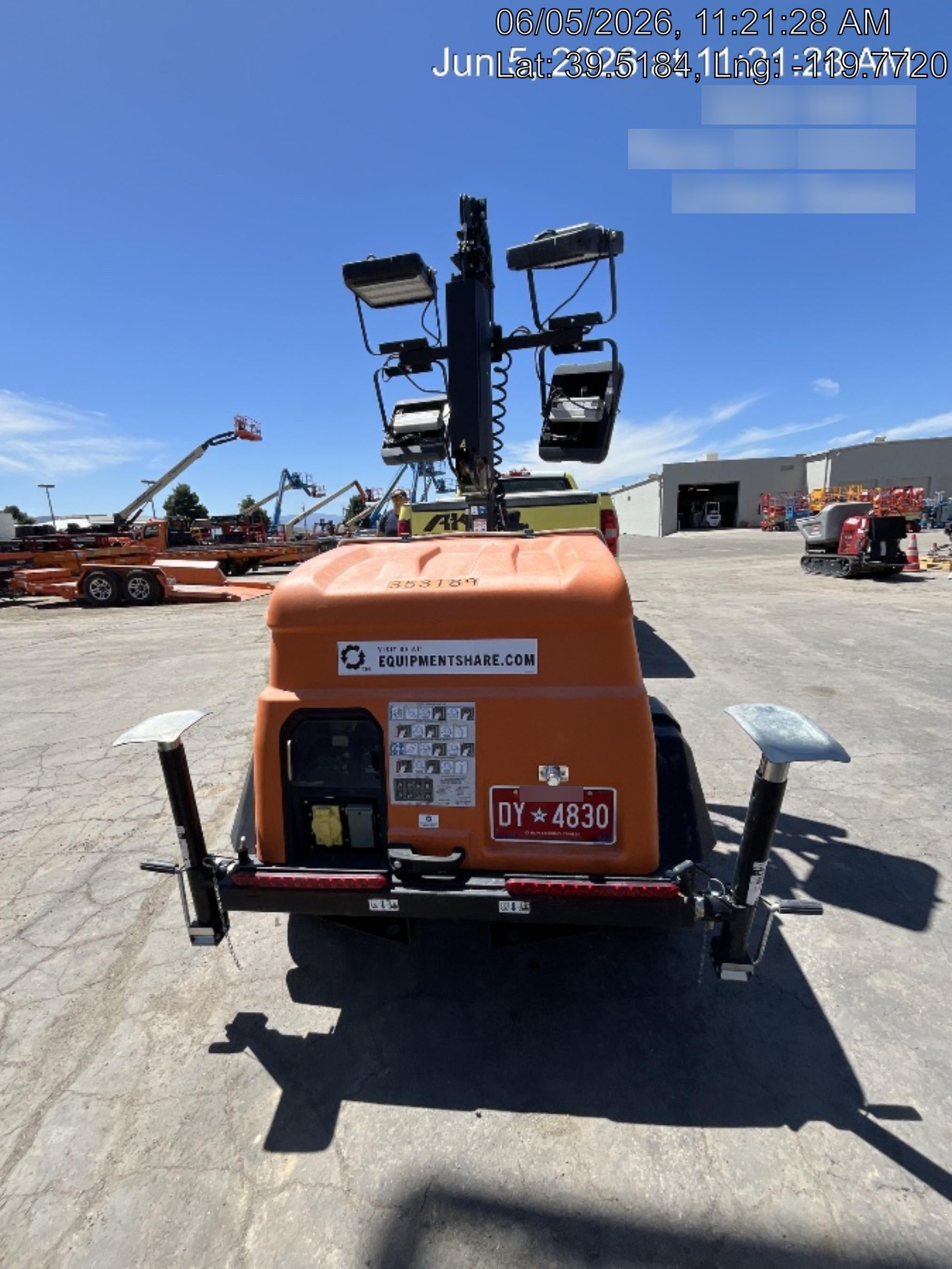 2023 Generac MLT2 Diesel, Flex Switch 120V Input, Powerzone Controller, (4) 320W LED Lights, 4kW Generator, 39.9 Gal Fuel Tank, 2" Ball, T3
