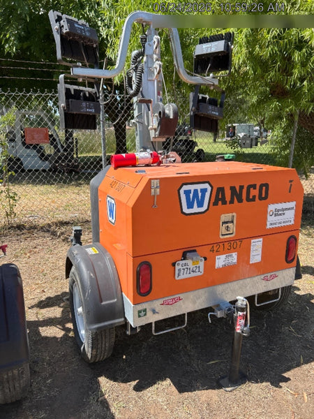 2024 Wanco WLTT-4MM4K Diesel, Deep Sea Controller, Shore Power Plug, Auto Start, (4) 350W LED Floodlights, 4kW Generator, 60 Gal Fuel Tank, 2" Ball, T3