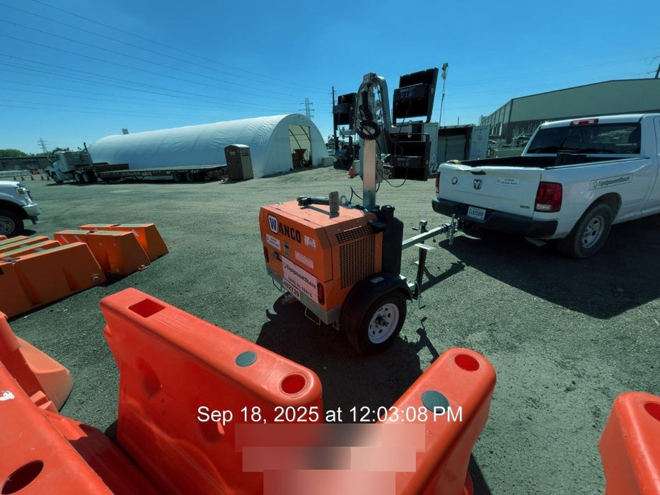 2024 Wanco WLTT-4MM4K Diesel, Deep Sea Controller, Shore Power Plug, Auto Start, (4) 350W LED Floodlights, 4kW Generator, 60 Gal Fuel Tank, 2" Ball, T3