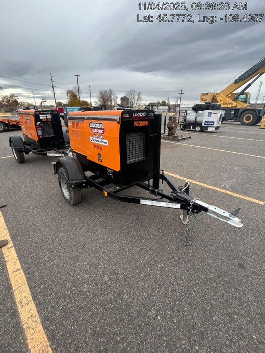 2022 Lincoln Electric LE400 Kubota V1505, Trlr, Cable Rack, Light Kit, ES Decals, T3