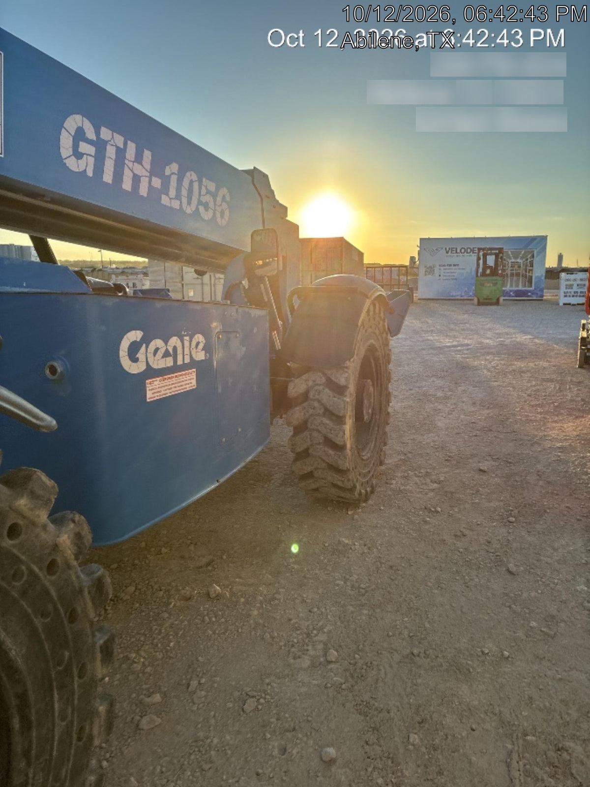 2017 Genie GTH-1056 Genie GTH1056, Solid Tires, 60" carriage, Light Kit, Open ROPS