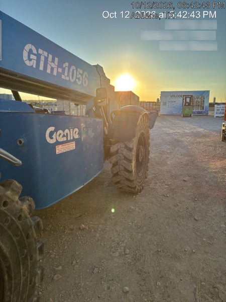 2017 Genie GTH-1056 Genie GTH1056, Solid Tires, 60" carriage, Light Kit, Open ROPS