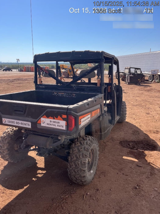 Polaris Pro XD 4000D AWD Canopy, Diesel, 4-6 Passenger, LED Strobe, Rearview Mirror