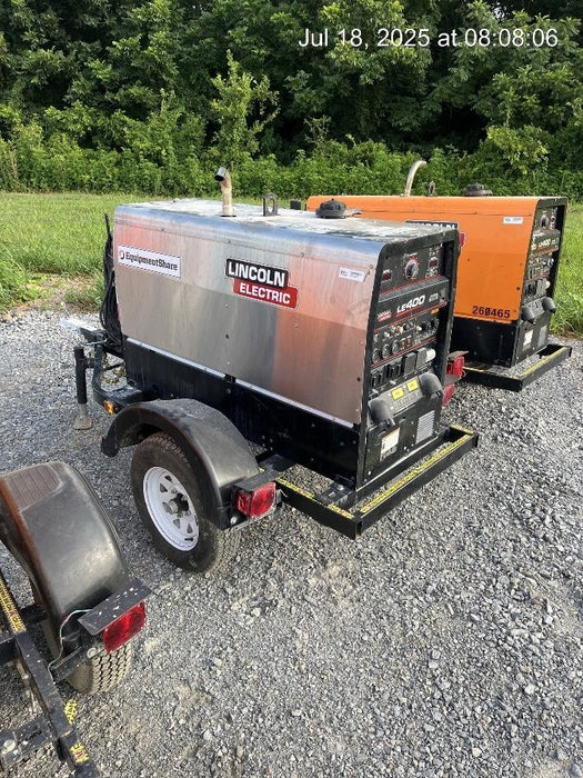 2024 Lincoln Electric LE400 Kubota V1505, Trlr, Cable Rack, Light Kit, ES Decals, T3