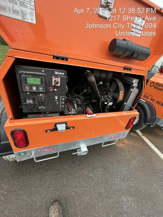 2025 Wanco WLTT-4MM4K Diesel, Mitsubishi L2E, 9.0HP @1800 rpm, Deep Sea Controller, Shore Power Plug, Auto Start, (4) 350W LED Floodlights, 4kW Generator, 60 Gal Fuel Tank, 2" Ball, T3