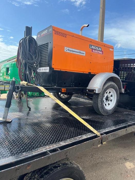 2022 Lincoln Electric LE400 Kubota V1505, Trlr, Cable Rack, Light Kit, ES Decals, T3