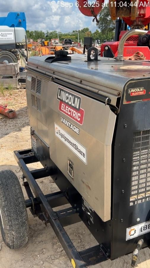 2019 Lincoln Electric Vantage 322 Lincoln Vantage 322 Welder w/Trailer, Light Kit, Cable Rack