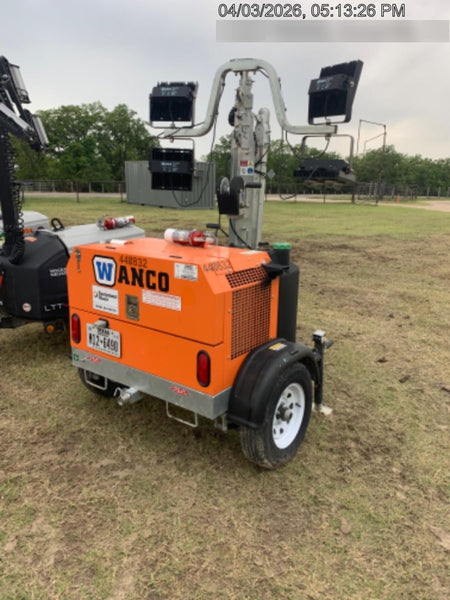 2024 Wanco WLTT-4MM4K Diesel, Deep Sea Controller, Shore Power Plug, Auto Start, (4) 350W LED Floodlights, 4kW Generator, 60 Gal Fuel Tank, 2" Ball, T3