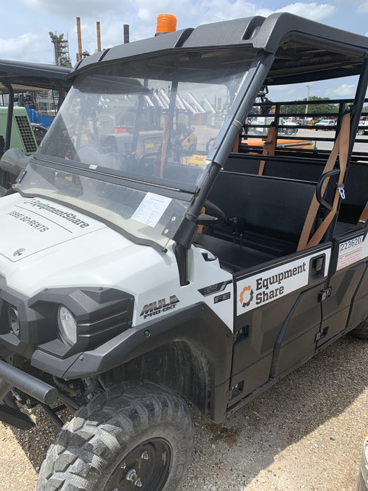 2022 Kawasaki Mule PRO-DXT Standard Options, Backup Alarm, Beacon, Plastic Hard Top, Poly Windshield, Horn Kit
