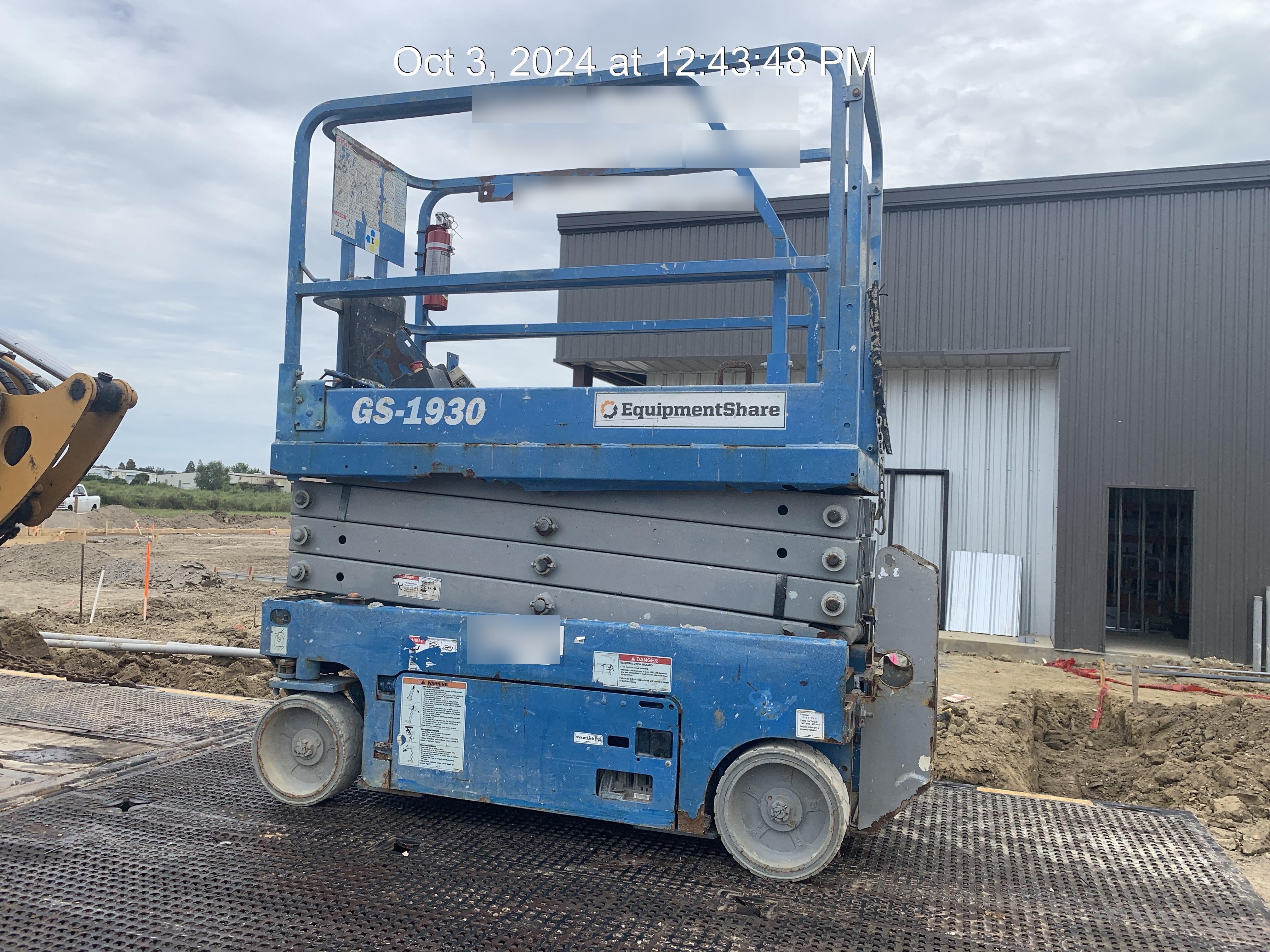 2019 Genie GS-1930 Fixed Rails with Chain Entry