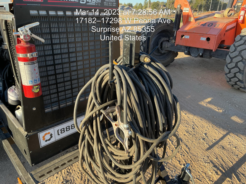 2021 Lincoln Electric Vantage 549X Ready Pak 3, ORANGE (includes trailer, cable rack, fender light kit)