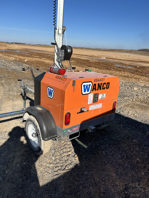 2024 Wanco WLTT-4MM4K Diesel, Mitsubishi L2E, 9.0HP @1800 rpm, Deep Sea Controller, Shore Power Plug, Auto Start, (4) 350W LED Floodlights, 4kW Generator, 60 Gal Fuel Tank, 2" Ball, T3