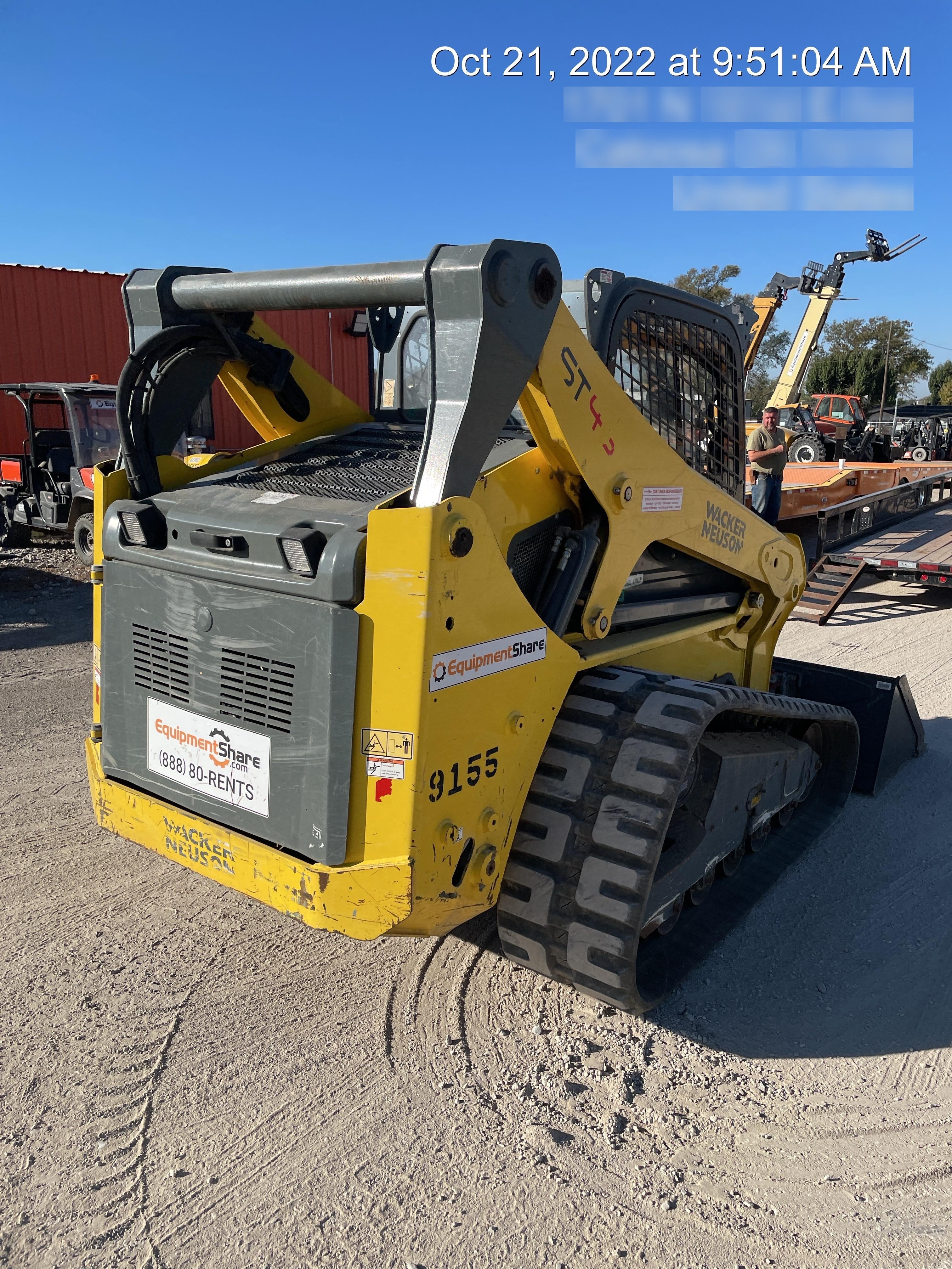 Wacker Neuson ST45 Wacker Neuson ST45 - Cab/Bucket Leveling/84" Bucket