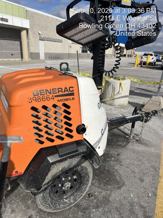 2024 Generac MLT2 Diesel, Flex Switch 120V Input, Powerzone Controller, 
(4) 320W LED Lights, 4kW Generator, 39.9 Gal Fuel Tank, 2" Ball, T3