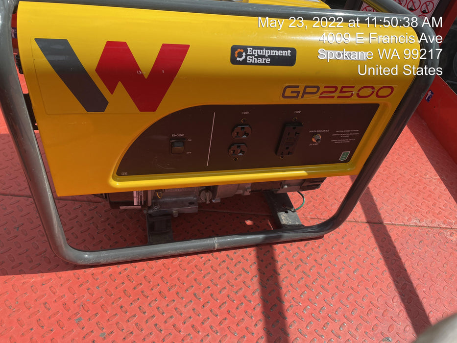 2021 WACKER NEUSON GP2500A