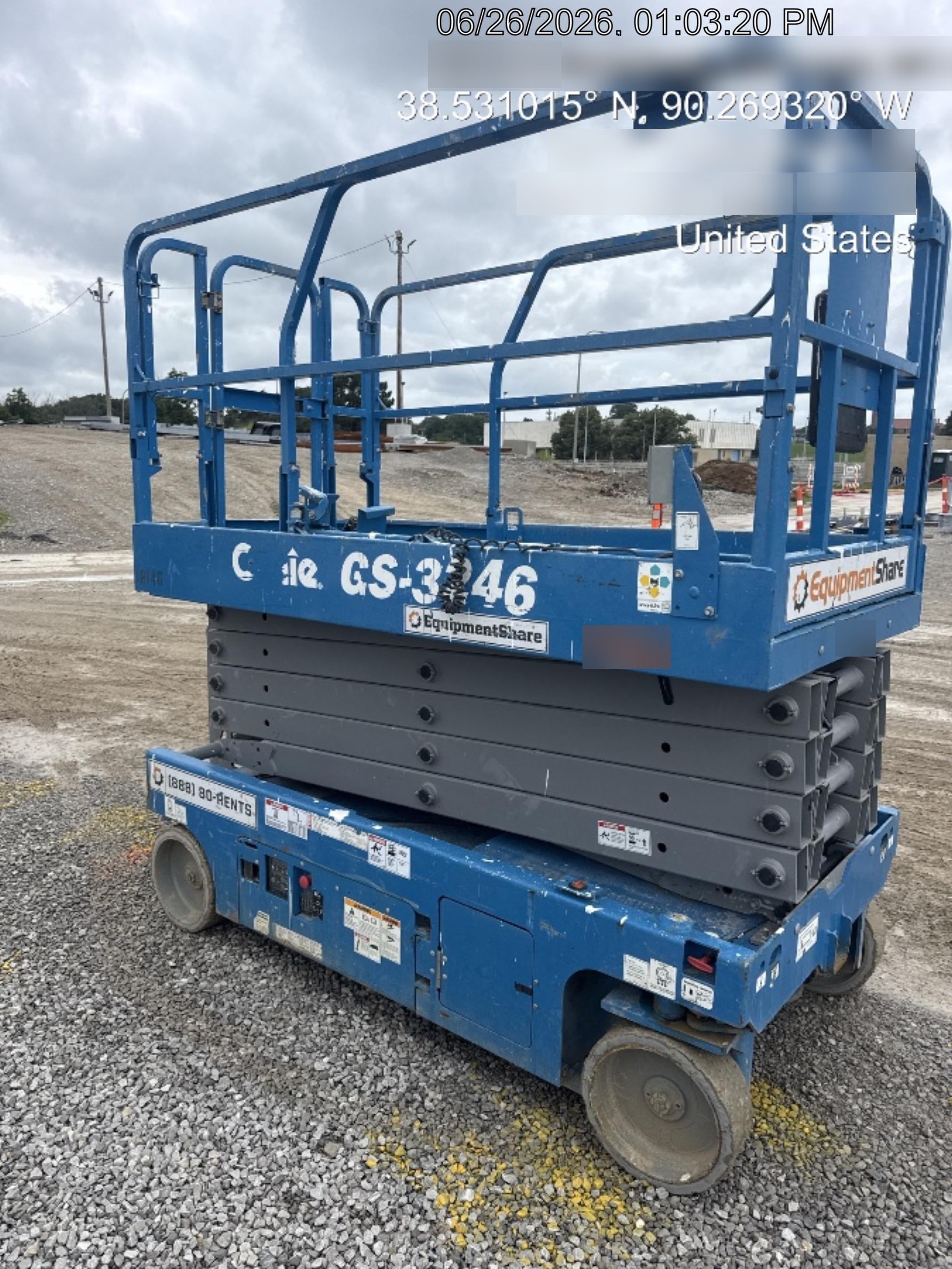 2018 Genie GS-3246 Genie GS-3246 w/Folding rails, Full height swing gate