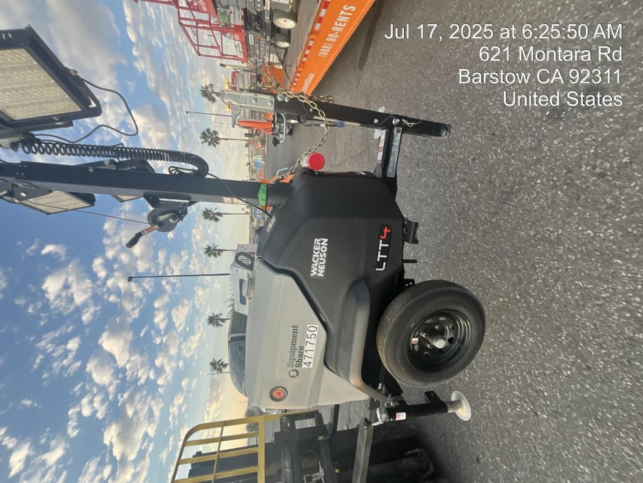 2024 Wacker Neuson LTT4 Diesel, Kohler KDW702, Deep Sea Controller, Auto Start, LED 320W, Bypass Outlet, T3