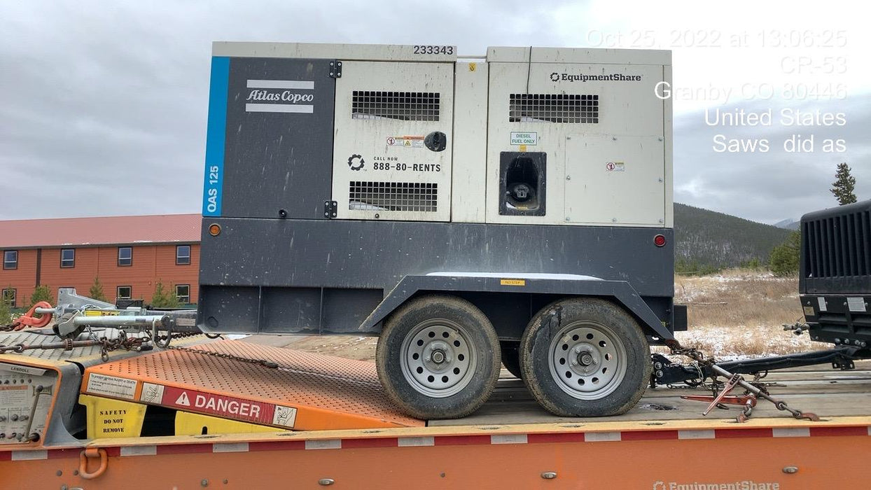 2022 ATLAS COPCO QAS 125