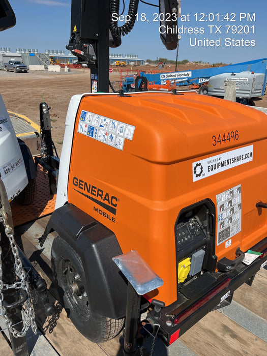 2023 Generac MLT2 Diesel, Flex Switch 120V Input, Powerzone Controller, (4) 320W LED Lights, 4kW Generator, 39.9 Gal Fuel Tank, 2" Ball, T3