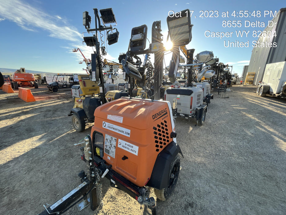 2023 Generac MLT2 Diesel, Flex Switch 120V Input, Powerzone Controller, (4) 320W LED Lights, 4kW Generator, 39.9 Gal Fuel Tank, 2" Ball, T3