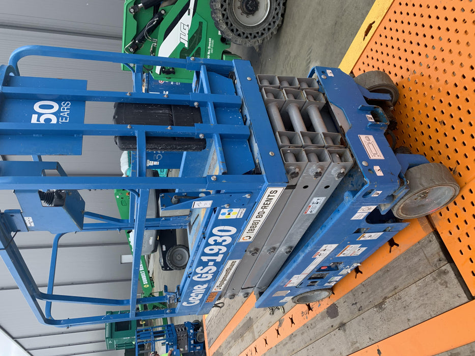 2016 Genie GS-1930 Standard Rental Specs