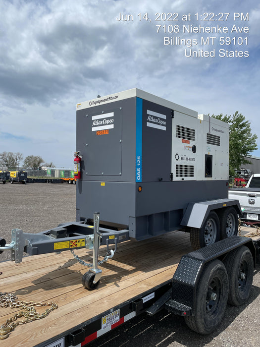 2022 ATLAS COPCO QAS 125