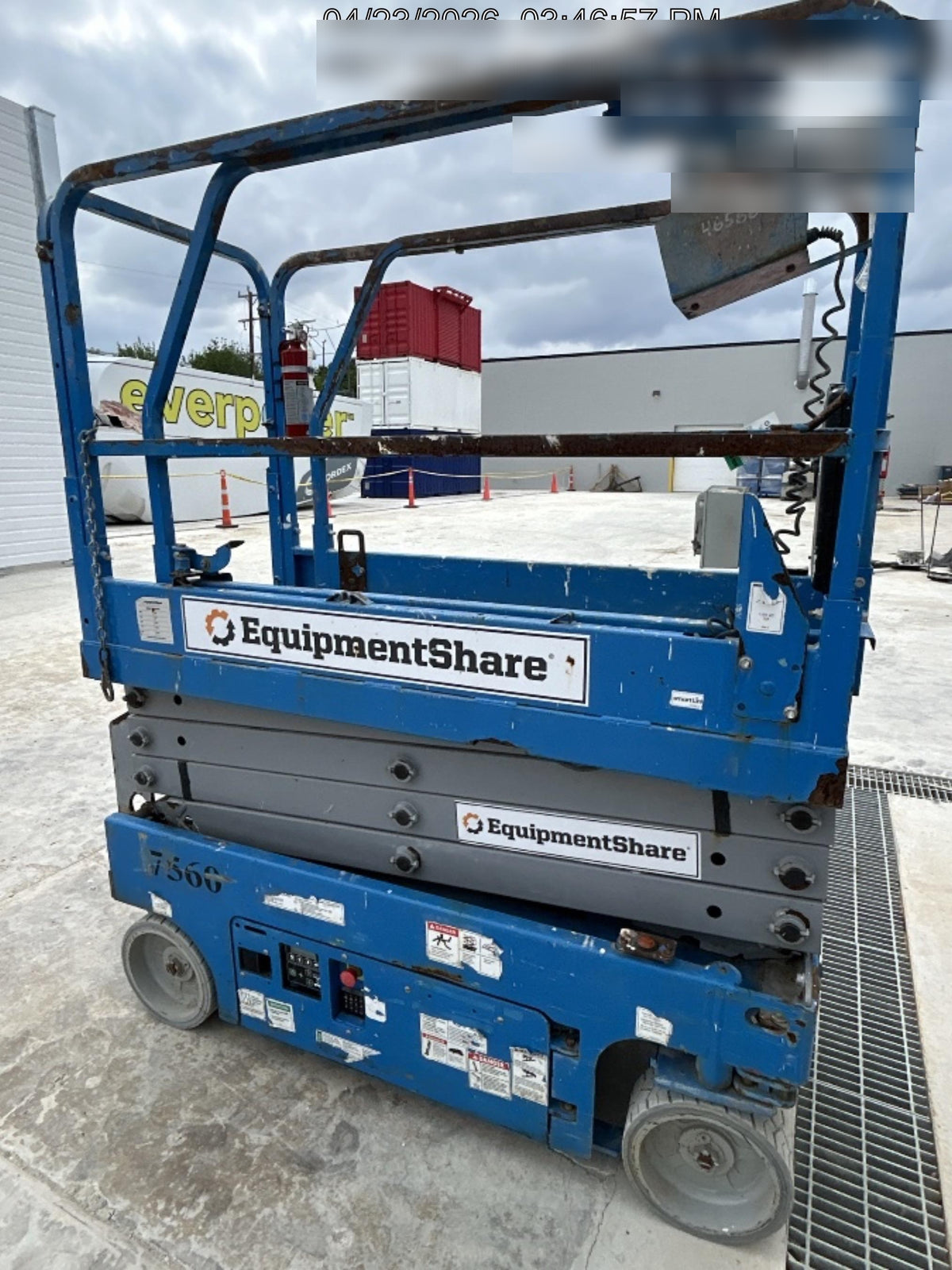 2017 Genie GS-1930 Genie GS-1930 Lift w/Fixed Rail and Chain Entry